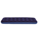 Inflatable Mattress Flocked PVC Single Blow Up Mattress Camping Sleeping Pad 220lb Weight Capacity V1294-YM0901-3116260000211