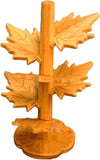 6 coasters in the shape of a maple leaf - heat-resistant and heat-insulating - suitable for dining V1259-DP01-BO-518