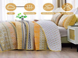 Classic Paisley Bloom Lightweight 3 Pc Bedspread & Pillow Cover Set V745-MAC080608Q13U