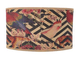 Printed Lamp Shade E27 E14 Vintage Elliptical Shape Bambusoideae Bedside Lamp Shade Replacement V1294-YM0901-3119250030211