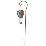Hanging Solar Lantern Retro Hollowed Fire Balloon Style Warm Romatic Garden Solar Light for Outdoor V1294-YM0703-3111230123511