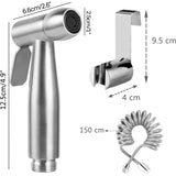 High Quality Toilet Bidet Kit With Water Tank Hook And 59" Abs Telescopic Flexible Shower Hose For V1188-MS-227-1549