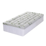 Giselle Bedding 1500GSM Pillowtop Mattress Topper Bamboo Mattress Pad for Back Pain Relief Washable TOPPER-BAM-11-KS