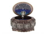 Vintage Music Box with 12 Constellations Rotating Goddess Twinkling LED Light V1294-YM0901-JY20436-10