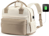 Backpack Backpack Ladies Girls Women Laptop Schoolbag Work School Waterproof USB V1188-MS-313-0103
