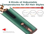 Cordless Automatic Hair Curler with Adjustable Temperature - Gray V888-ELOSUNG15322