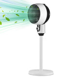 Oscillating Fan 3 Speed Quiet Pedestal Floor Standing Fan for Home Bedroom Living Room V1294-YM0901-H48131WBUK