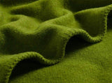 Laconia 400GSM Premium Australian Pure Wool Blanket Moss Green Double V442-HIN-BLANKET-LACONIAWOOL-MOSSGREEN-DS