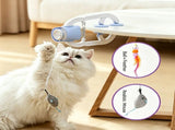 Interactive Electric Cat Teaser with Clip-On Spring Design Auto Up-and-Down Motion, Replaceable V1341-ZY-SMGALRC8-BLUE