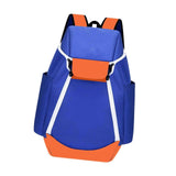 Basketball Backpack, Large Sports Gym Bag with Ball Compartment - Blue Orange V1308-DSZKI-2494-1