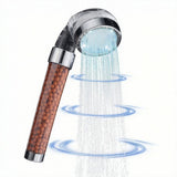 High Pressure Shower Head with Handheld, 6 Spray Modes/Settings Detachable Shower Head with V1366-AZ2-W-08653
