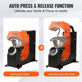 VEVOR Hat Heat Press Auto Cap Heat Press 3 Heating Pads Sublimation Transfer V952-ZDKMJ62439331U4GJV3