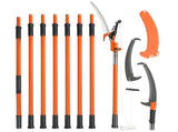 Manual Pole Saw, 2.24 m-8.24 m Extendable Tree Pruner, Sharp Steel Blade and Scissors High Branches V952-SDGZJBXZZK8M8K9PGV0