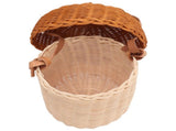 Kids Rattan Storage Basket Hand Woven Decorative Acorn Shaped Basket Bag for Boys Girls Photography V1294-YM0703-3115230034712