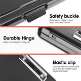 6 Pack Clipboard with Storage, High Capacity Storage Clipboard 8.5 x 11 with Pen Holder, Letter / A4 V1107-120-14145