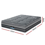 Giselle Mattress 35cm Hybrid Pocket Spring Euro Top Double MATTRESS-B-FE35-D