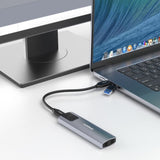 mbeat 10Gbps M.2 NVMe SATA SSD Enclosure V186-MB-XCS-CM03GRY