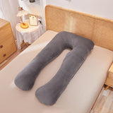 Maternity Pillow U-Shaped Pregnancy Pillow Pregnancy Body Pillow Breastfeeding - Black - Size V1106-115-35883-BLK-70-130CM