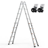 VEVOR Telescoping Ladder A Frame 16.7 FT Extension Multi-Function for Homework V952-DGNAZXYST51MOO11FV0