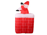 Jingle Jollys Christmas Inflatable Santa Pop Up 1.8M Illuminated Decorations XMAS-INF-SAN-8FT-POP