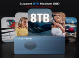 ACASIS TBU405PRO USB4 NVMe M.2 SSD Enclosure 40Gbps 2280 w/ Cooling Fan V28-ELEACATBU405PRO