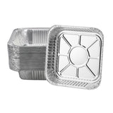 Aluminum - Square Oven Dishes - Air Fryer - Aluminum Bowls - Disposable - BBQ V1189-WXF-260203-00469