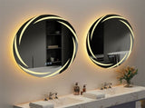 Round LED Anti-Fog Backlit Bathroom Mirror V767-XMR-Y18-938-AU