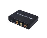 ARC to Audio Adapter Extractor HDMI-compatible Optical Fiber Coaxial 3.5mm Output Converter Black V1263-JX-1058