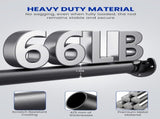 17-52"Closet Rods for Hanging, Stepless Adjustable Metal Closet Rod, 1.3 Inches Heavy Duty V1107-127-23483-GLD3