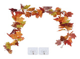 Decorative Artificial Maple Garland Fall Leaf Garland Decoration Thanksgiving Halloween Fake Maple V1294-YM0523-3115210217312