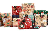 Christmas Gift Wrapping Paper - 6-Pack "Fireplace Sweet Dreams" Series V1192-D47