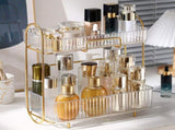 Makeup Organizer 2 Tier Bathroom Countertop Organizer Large Capacity Cosmetic Holder Shelf for V1294-YM0706-3117230199911