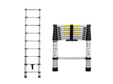 Traderight Multipurpose Ladder Telescopic 2.6M Silver 2.6 Meter HW0076-2.6M