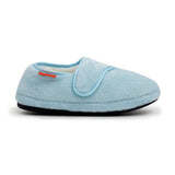 ARCHLINE Orthotic Plus Slippers Closed Scuffs Pain Relief Moccasins - Baby Blue - EU 41 V563-AS111-41