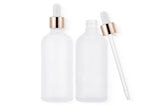 10 Pack Glass Dropper Bottles Rose Gold Caps for Essential Oils - 15ml V1263-JX-6509-1