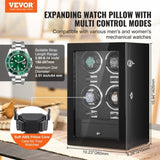 Watch Winder, Watch Winder for 4 Men's and Women's Automatic Watches, with 4 Super Quiet Japanese V952-SBZDSLH4Z000JJWPBV3