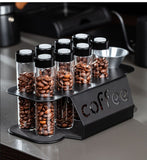 8 Piece Coffee Bean Storage Tube Set with One Way Valve V1237-ZY-818-156