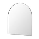 Embellir Arch Wall Mirror, Decorative Silver Mirrors, 86x81cm Bathroom Vanity Mirror, Slim MM-E-WALL-OVAL-SR-8186