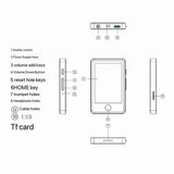 Portable MP3 Player Music Player Ink Screen E-Book Reader Dictionary 2.8-Inch Touch Digital V1192-AZ-W-23100