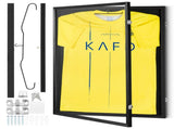 Jersey Display Frame Case, 590 x 790 x 40 mm, Large Lockable Sport Jersey Shadow Box with 98% UV V952-QYZSKJZX233356UORV0