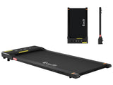 Everfit 2 in 1 Treadmill Electric Walking Pad Under Desk Home Gym Fitness 400mm Black TMILL-400-PAD