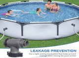 Inlet/Outlet Valve Compatible with Coleman, Intex, Bestway, Above Ground Pool Filter Pump, Pool Pump V1237-ZY-203-1852