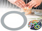 LGCASL Clearance! 30Pcs Silicone Jar Gaskets Replacement Silicone Seals Airtight Silicone Gasket V1189-LWWAL-20260325-02540