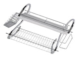 Dish Rack 2 Tier Bowl Dish Drainer Neat Organization Rust Prevention Kitchen Drying Rack Cutting V1294-YM0706-3118230219712