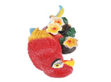 Parrot Sculpture Decoration Indoor Outdoor Resin Macaw Statue Figurine Garden Art Right Red V1294-YM0901-3115240123011