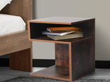 Levede 2x Bedside Tables Wood Side End Oak NI1036-OA-2PC