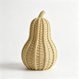 Faux Wicker Pumpkin Resin Figurine Fall Tablop Decor Hand Crafted Look Pumpkin Statue Indoor Outdoor V1369-AZ3-W-11186