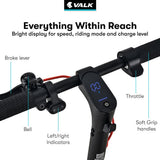 VALK Nexus 7 Electric Scooter, 500W, AU Compliant, 30km Max Range, 10 inch Tyres, Suspension, V219-TRNESCVAN7RA