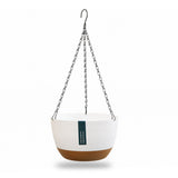 Hanging Double Chain Hanging Basket Planter Home Balcony Indoor Automatic Water Absorbing Basin V1294-YM0626-230208LD01-3