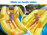 Keezi Inflatable Kids Pool Water Slide Splash Castle Football 622cmx542cm IOT-PARK-2750